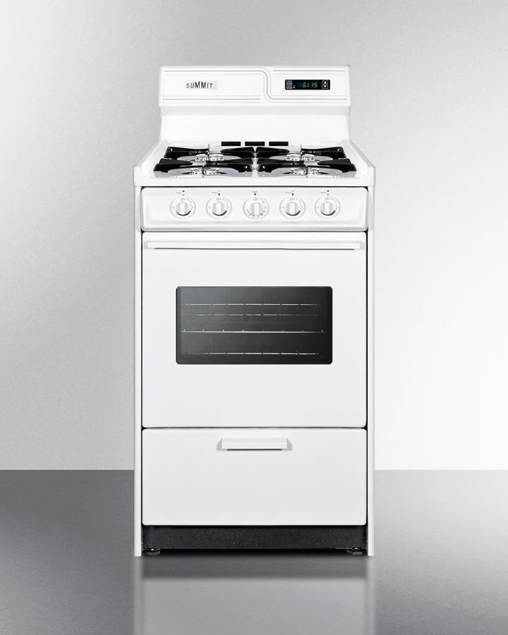 20" Wide Gas Range