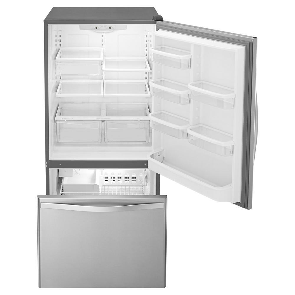 33-inches wide Bottom-Freezer Refrigerator with SpillGuard™ Glass Shelves - 22 cu. ft