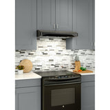 Broan® Elite 30-Inch Convertible Under-Cabinet Range Hood, Black