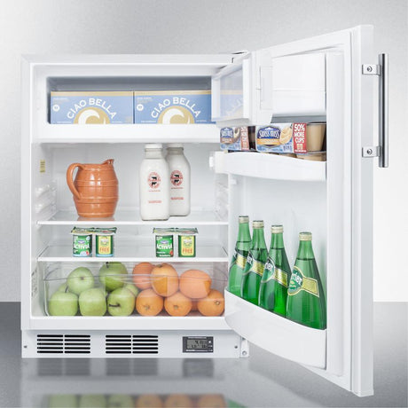 24" Wide Break Room Refrigerator-freezer, ADA Compliant