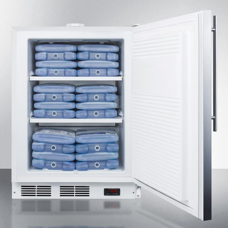 24" Wide Built-in All-freezer, ADA Compliant