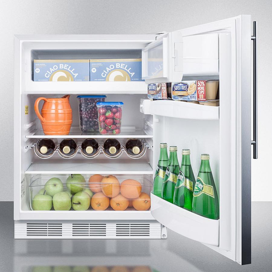 24" Wide Built-in Refrigerator-freezer