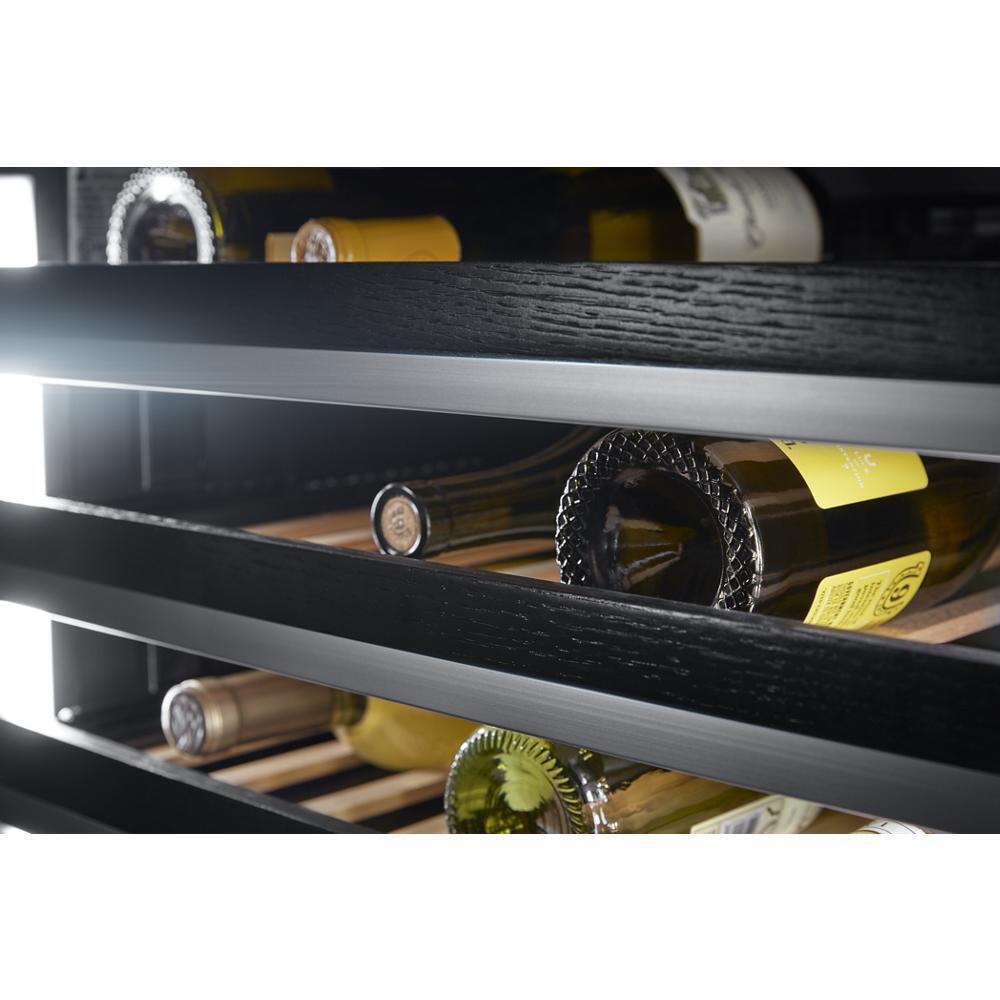 Panel-Ready 24" Built-In Undercounter Wine Cellar - Left Swing