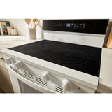 30-inch Smart Electric Smart Range with Air Cooking Technology, No Preheat Air Fry, High Speed Preheat Oven, WipeClean™ Coating, and Steam/Self Clean