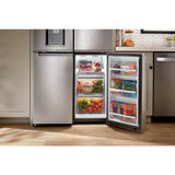 36-Inch Counter Depth 4 Door Refrigerator with Ice Maker in Door