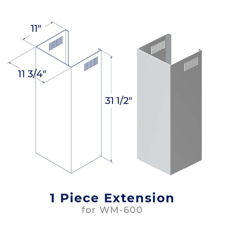 Chimney Extension - CHE004 (WM600) Range Hood Accessories