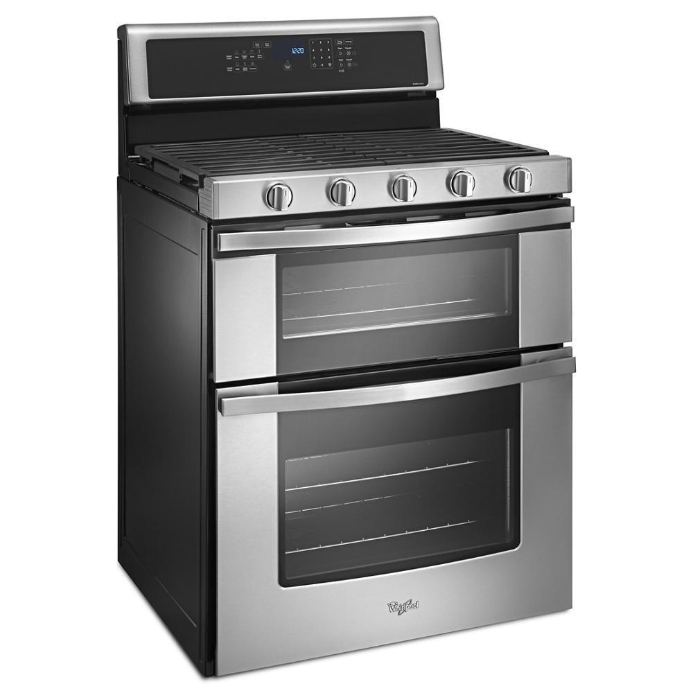 6.0 Cu. Ft. Gas Double Oven Range with EZ-2-Lift™ Hinged Grates