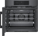 800 Series Single Wall Oven 30" Left SideOpening Door, Black Stainless Steel