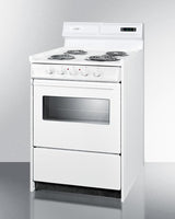 24" Wide Electric Coil Top Range