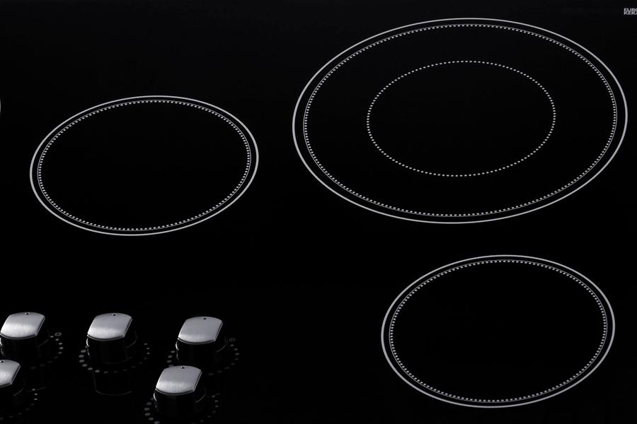 36" Wide 208-240v 5-burner Radiant Cooktop