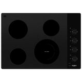 30-inch Electric Ceramic Glass Cooktop with Dual Radiant Element