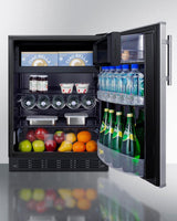 24" Wide Refrigerator-freezer, ADA Compliant