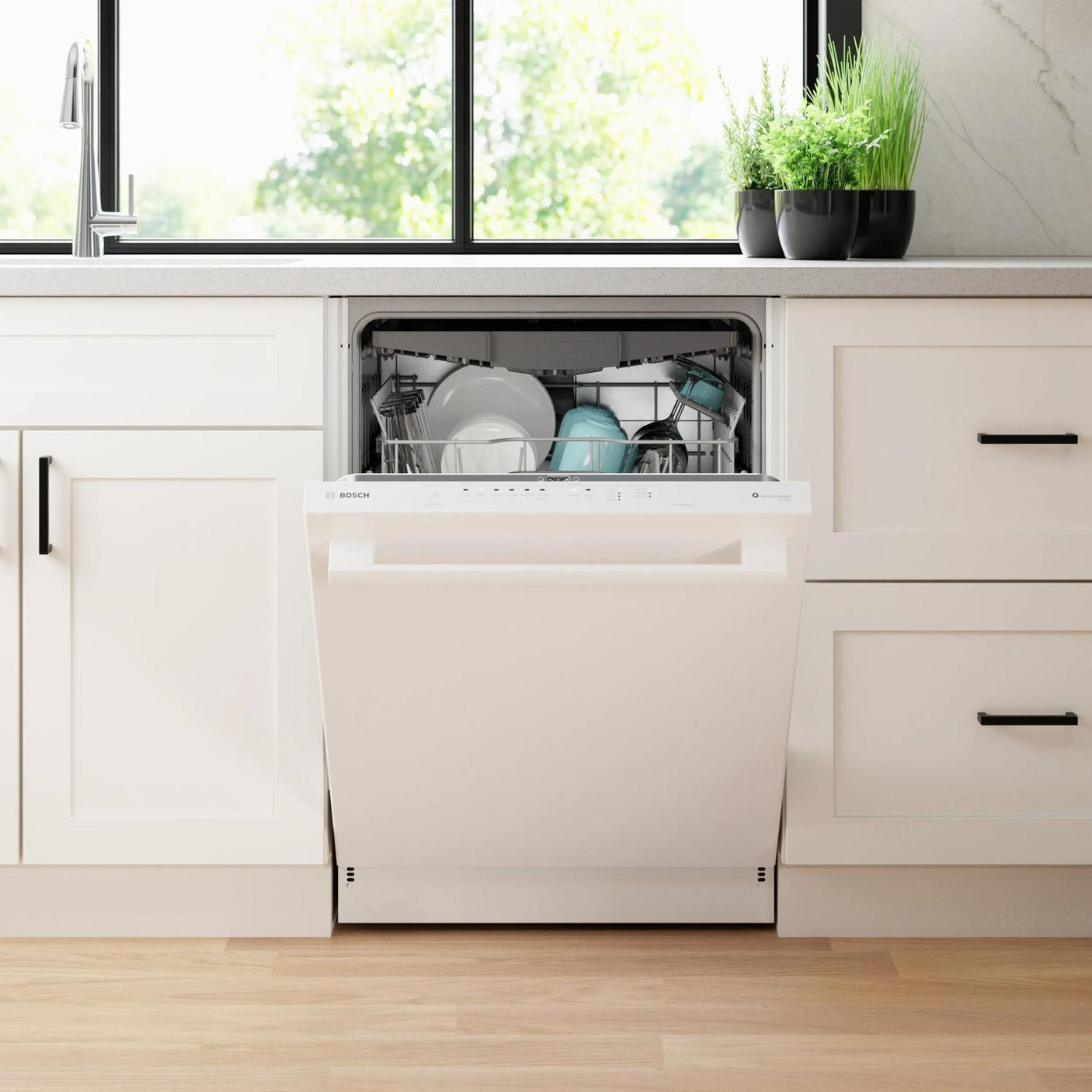 100 Premium Dishwasher 24" White