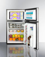 19" Wide 2-door Refrigerator-freezer, ADA Height