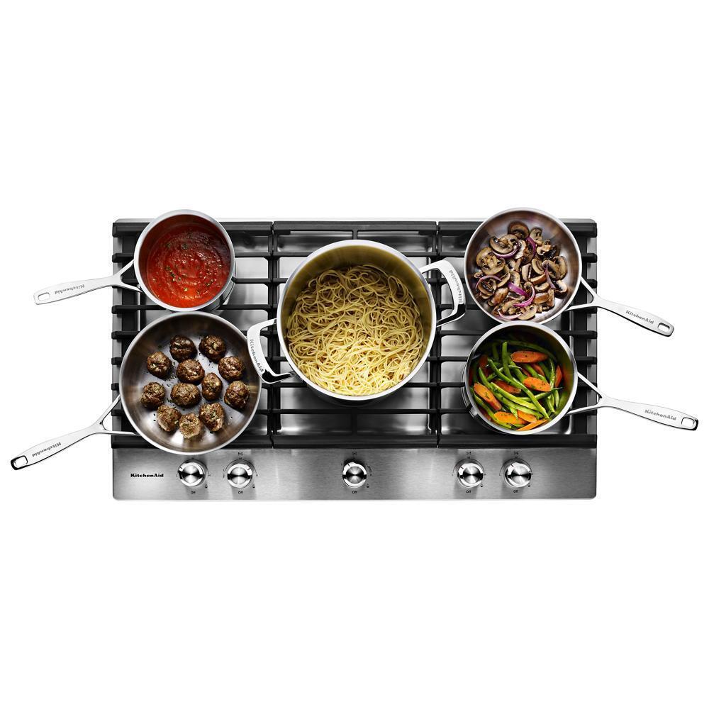 36" 5-Burner Gas Cooktop