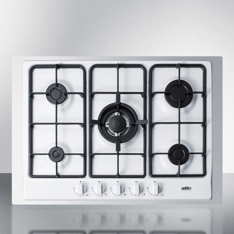 30" Wide 5-burner Gas Cooktop