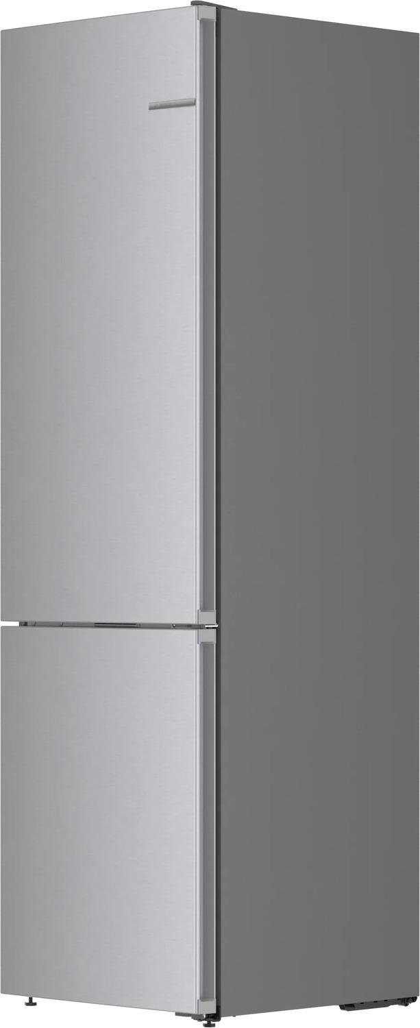 800 Series Freestanding Bottom Freezer Refrigerator 24" Easy Clean Brushed Steel