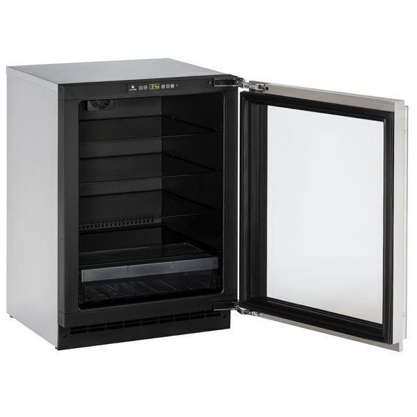 24" Refrigerator With Stainless Frame Finish (115 V/60 Hz Volts /60 Hz Hz)