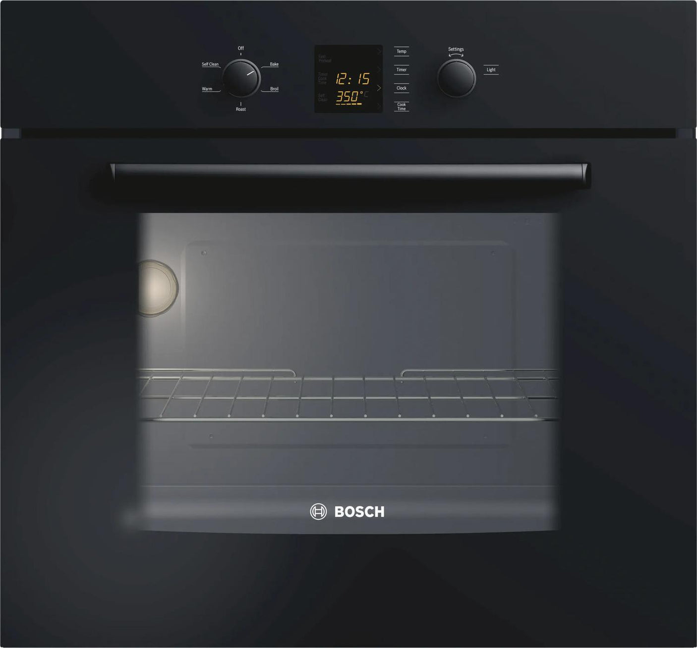 Single Wall Oven 30" Black