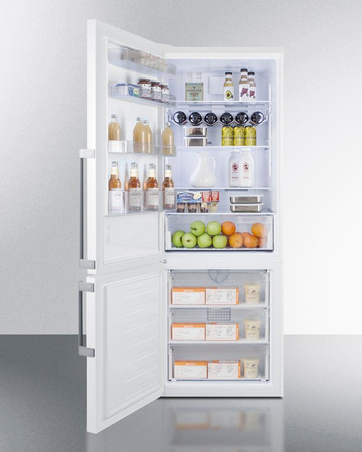 28" Wide Bottom Freezer Refrigerator