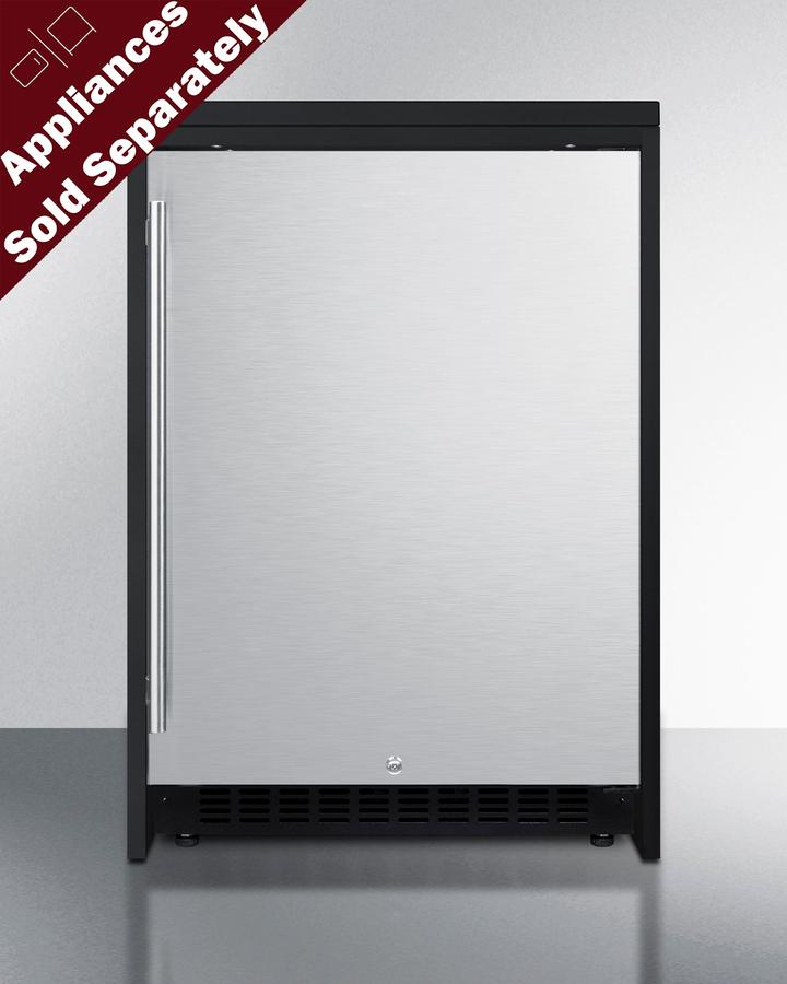 Refrigerator Cabinet for 24" Wide Appliances, ADA Height