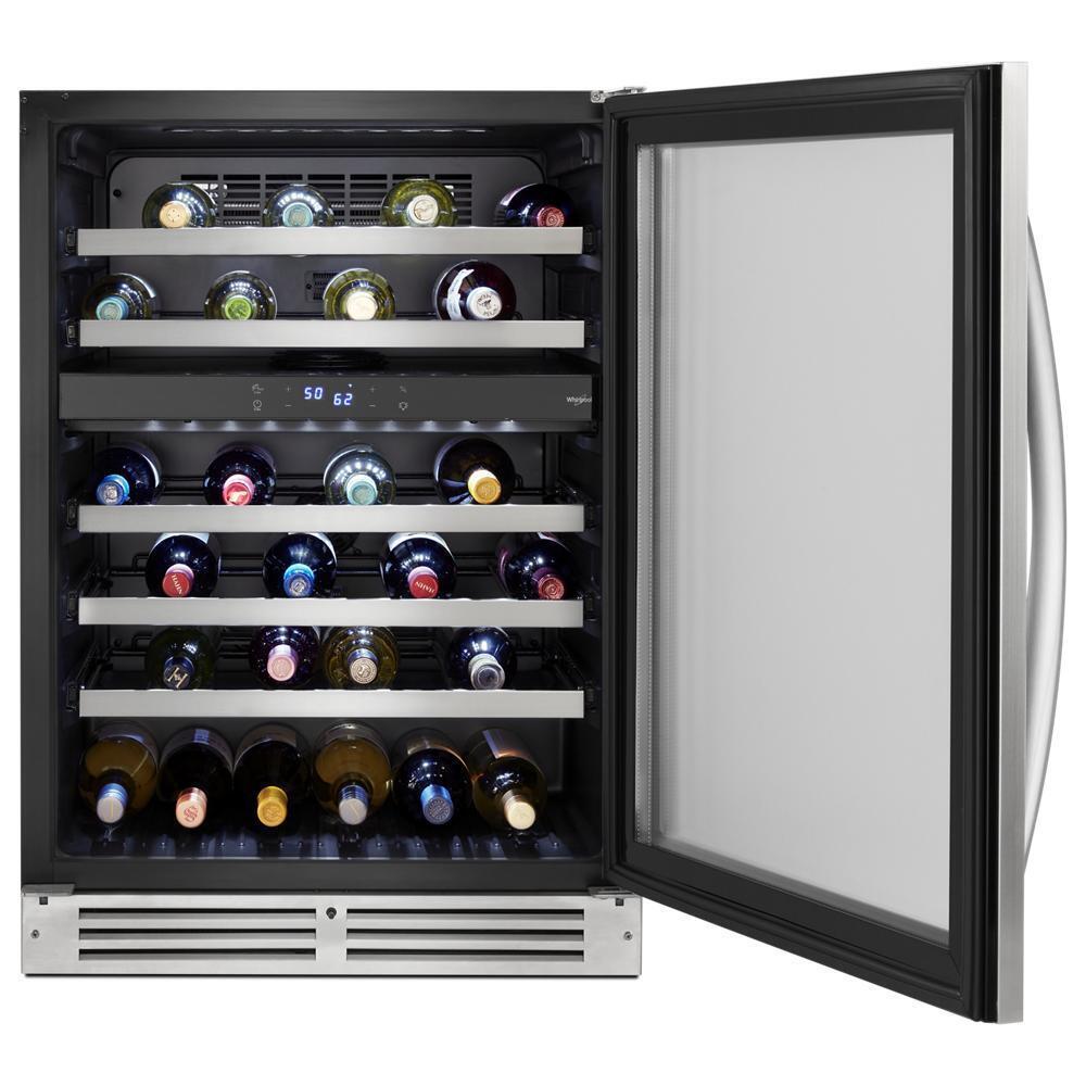 24-inch Wide Undercounter Wine Center with 46-Bottle Wine Storage