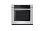 ROBAM 30-in Self-cleaning Air Fry Convection Single Electric Wall Oven (Stainless Steel)