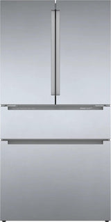 800 Series French Door Bottom Mount Refrigerator 36" Stainless steel (with anti-fingerprint)