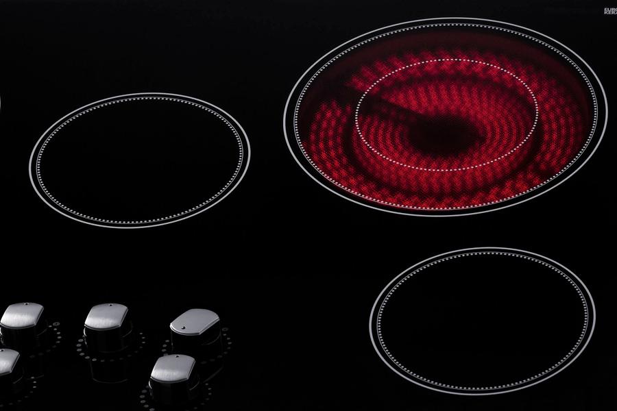 36" Wide 208-240v 5-burner Radiant Cooktop