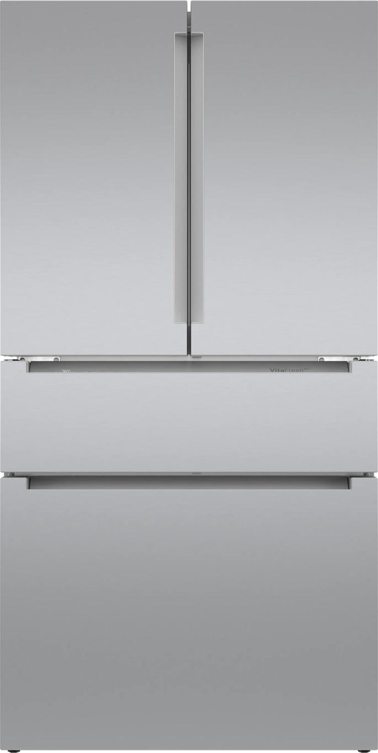 800 Series French Door Bottom Mount Refrigerator 36" Stainless steel (with anti-fingerprint)