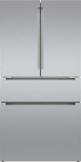 800 Series French Door Bottom Mount Refrigerator 36" Stainless steel (with anti-fingerprint)