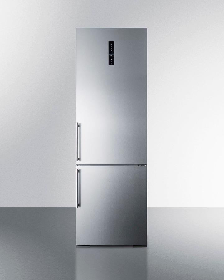 24" Wide Built-in Bottom Freezer Refrigerator With Icemaker