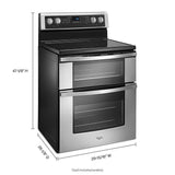 6.7 Cu. Ft. Electric Double Oven Range with True Convection