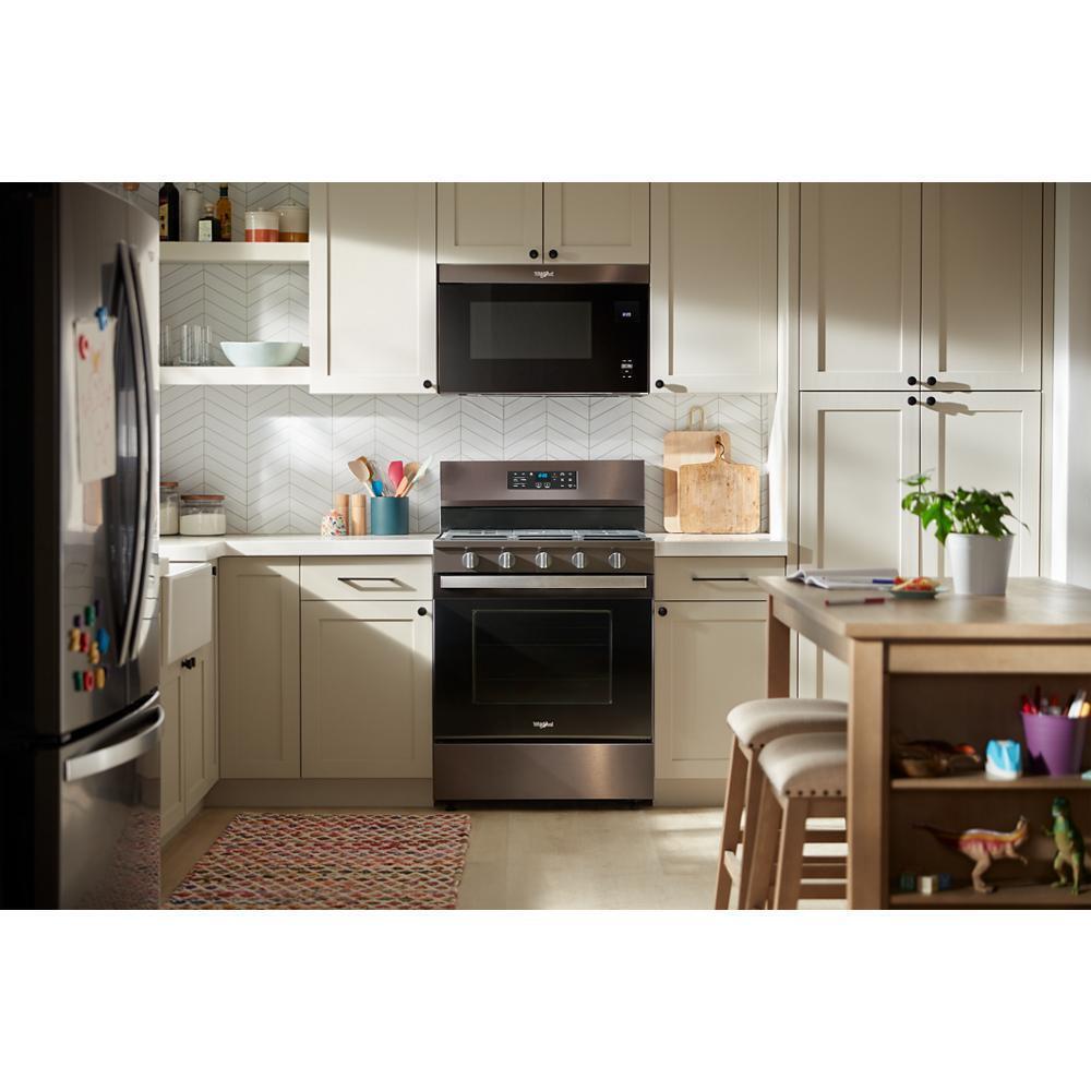 30-inch Gas Range with Air Cooking Technology, No Preheat Air Fry and Air Baking and Self Clean