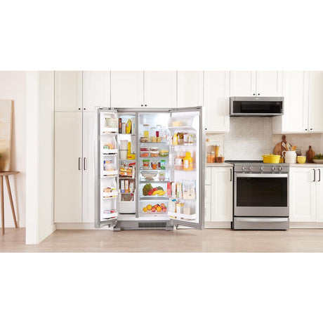 33-inch Wide Side-by-Side Refrigerator - 22 cu. ft.