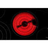 Black Floating Glass 36" JX3™ Electric Downdraft Cooktop