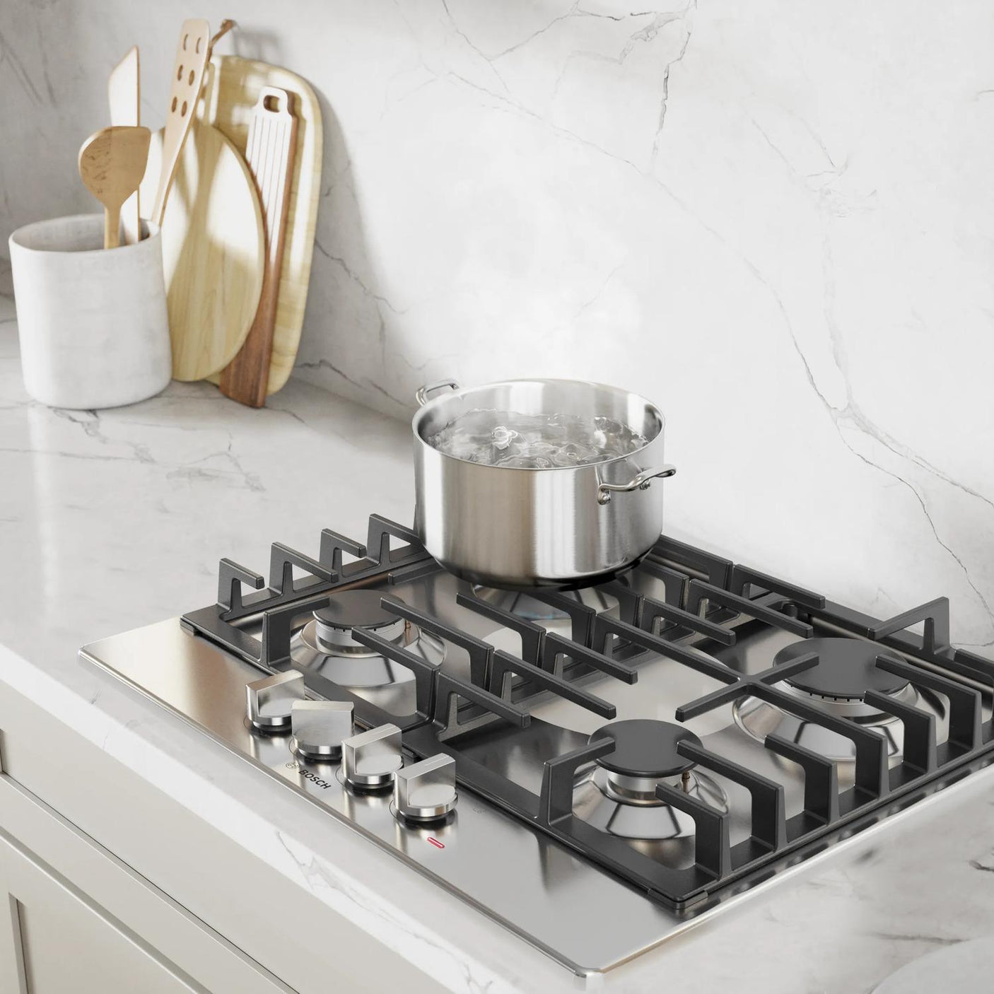 500 Series Gas Cooktop Stainless steel