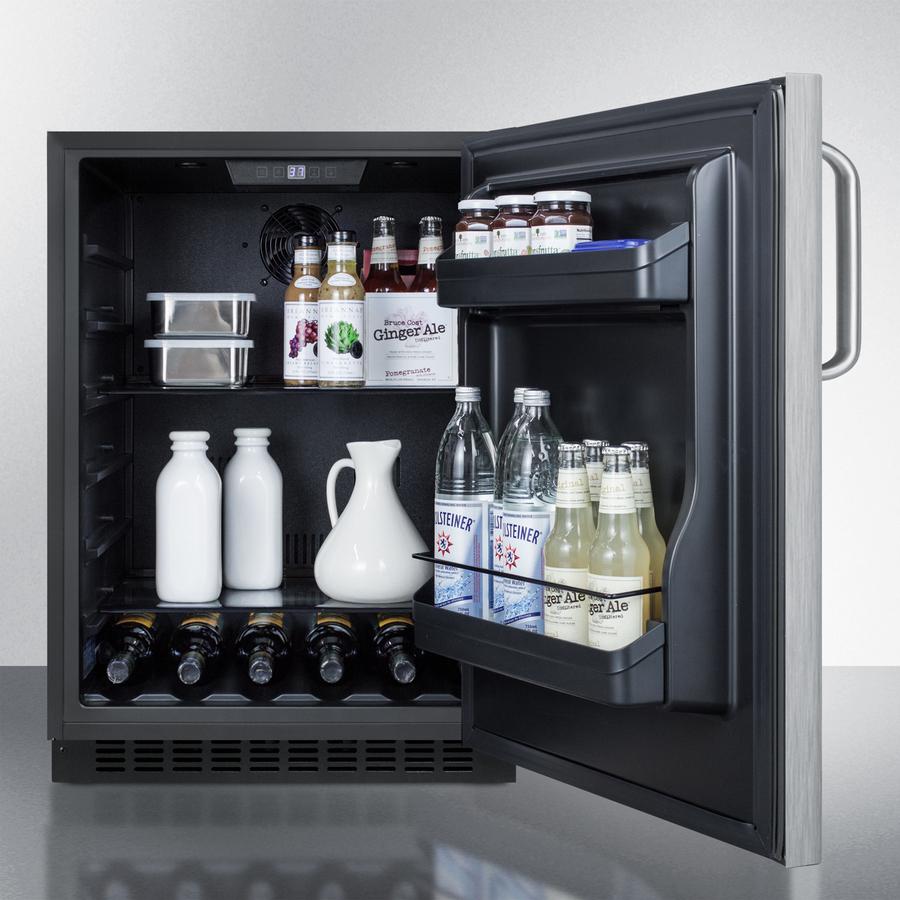 24" Wide Built-in All-refrigerator, ADA Compliant