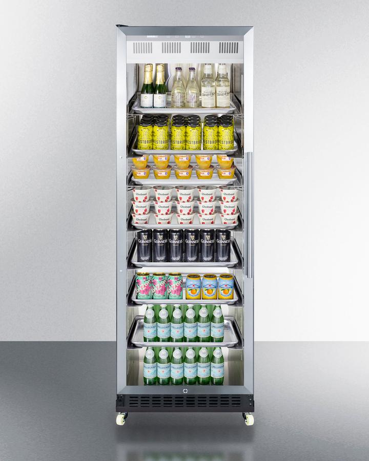 24" Wide Mini Reach-in Beverage Center With Dolly