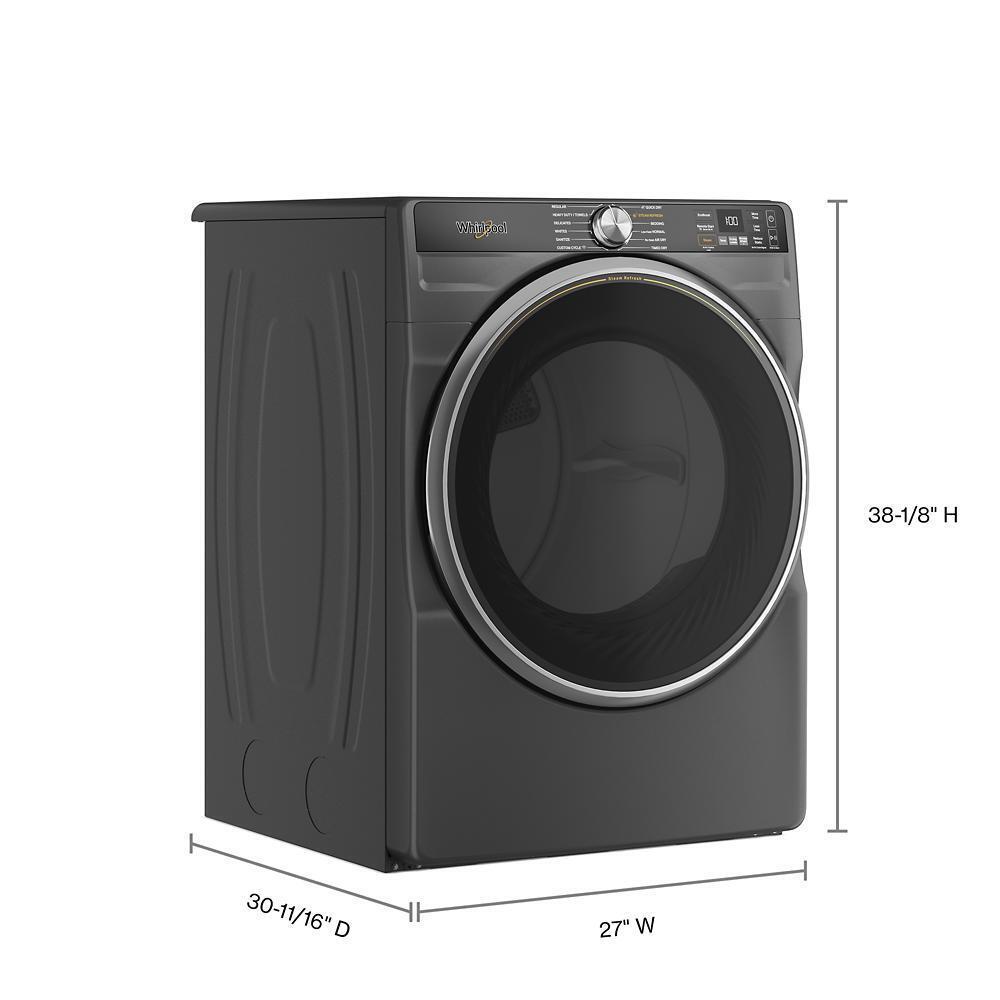 7.4 cu. ft. Smart Front Load ENERGY STAR® Electric Dryer with Steam Capabilities