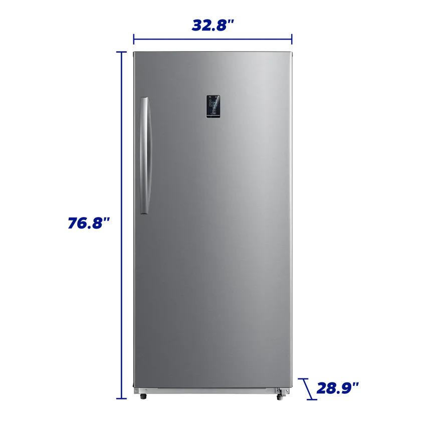 Element 21.0 cu. ft. Upright Convertible Freezer / Refrigerator - Stainless Steel, ENERGY STAR (EUF21CECS)