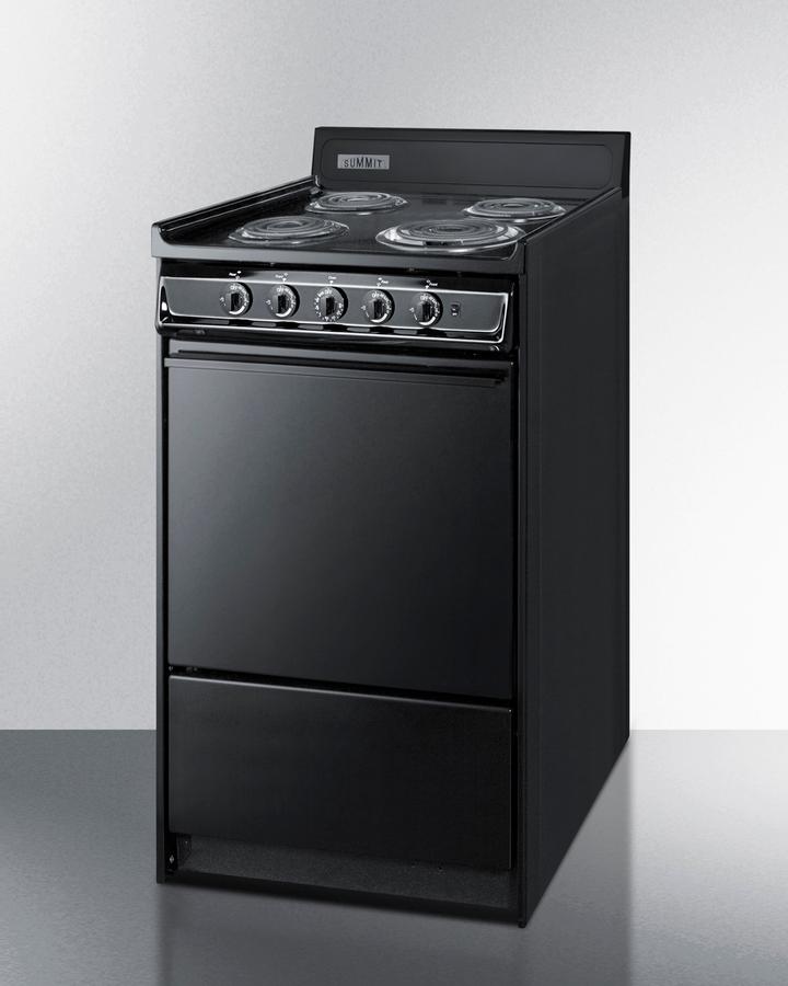 20" Wide Electric Coil Range