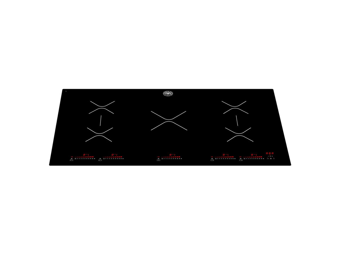 36 5 Induction Zones Cooktop Nero