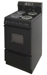 20 in. Freestanding Electric Range in Black