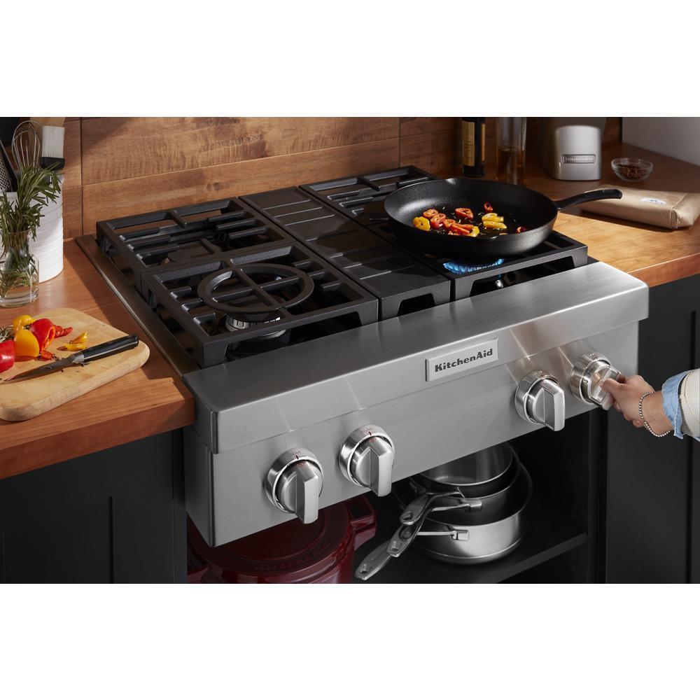 KitchenAid® 30'' 4-Burner Commercial-Style Gas Rangetop