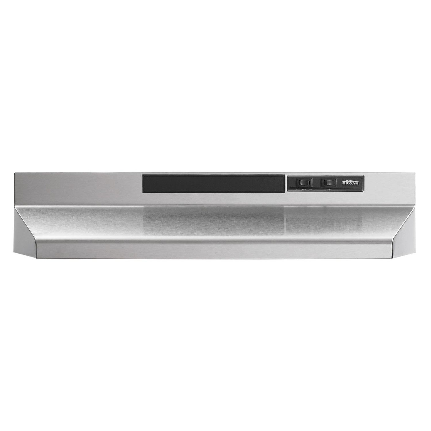 Broan® 36-Inch Convertible Under-Cabinet Range Hood, 230 Max Blower CFM, Stainless Steel