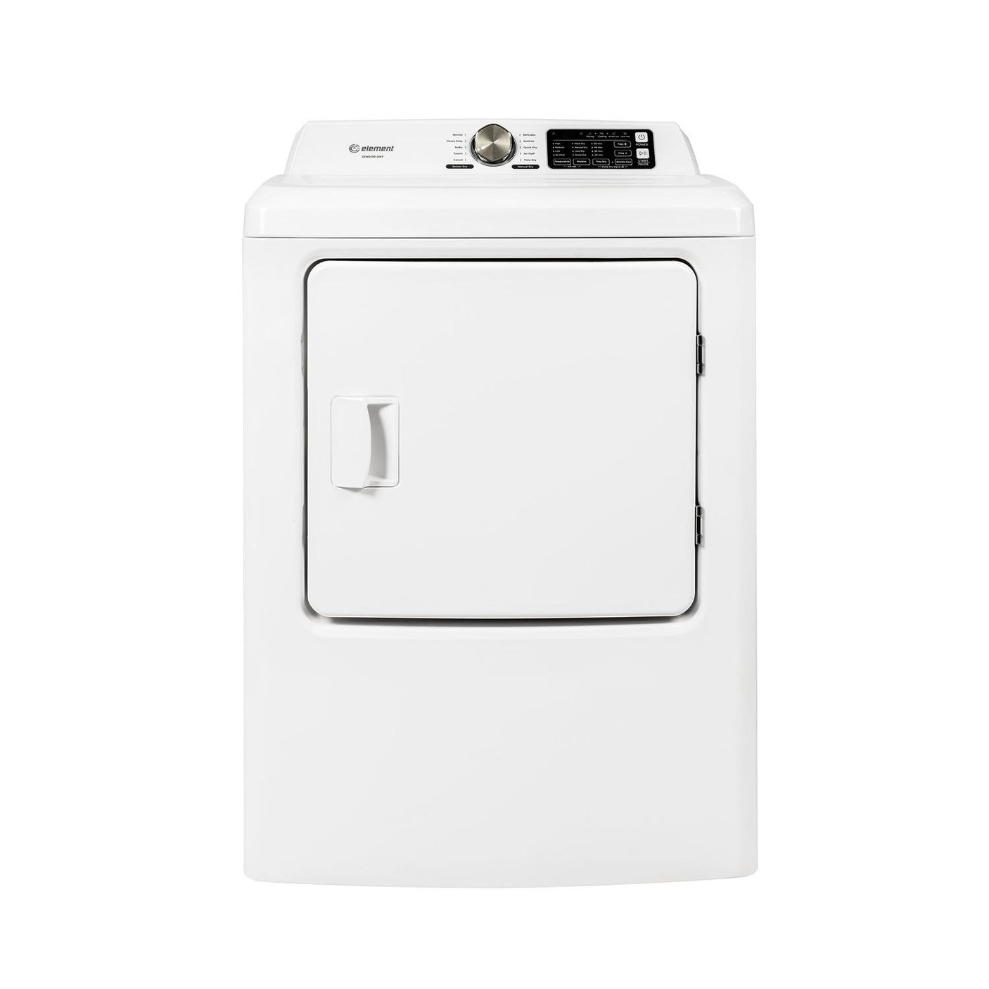 Element Electronics 7.0 cu. ft. Front Load Gas Dryer - White (ETD7027GCW)