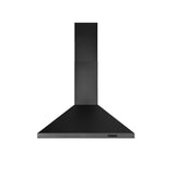 Broan® Elite EW48 Series 30-Inch Pyramidal Chimney Range Hood, 460 Max Blower CFM, Black Stainless Steel