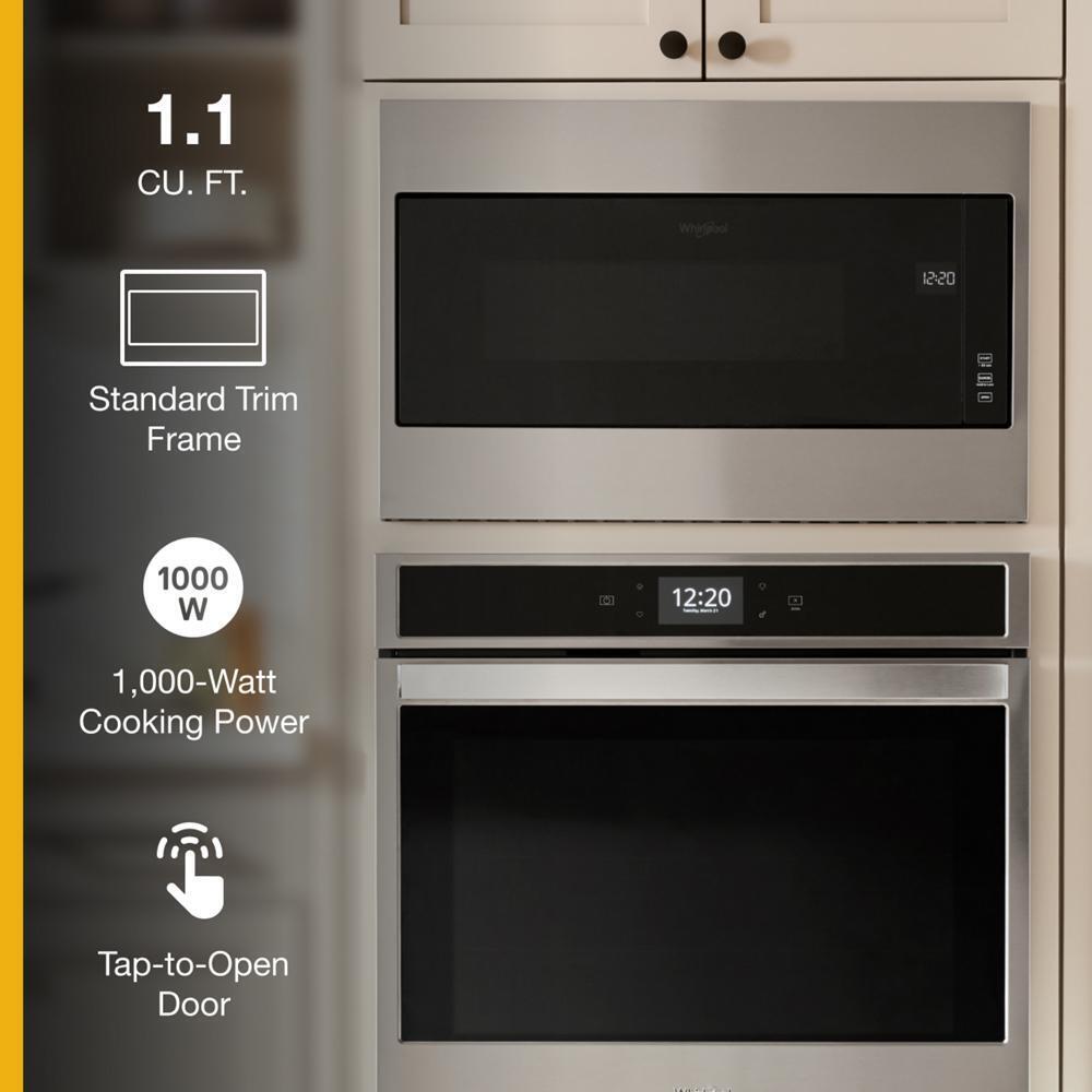 1.1 cu. ft. Built-In Microwave with Standard Trim Kit - 19-1/8" Height