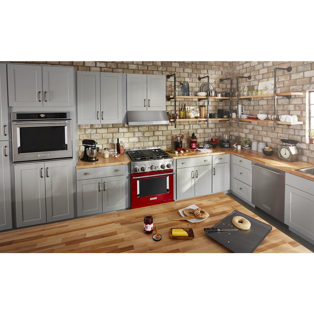 KitchenAid® 30'' Smart Commercial-Style Gas Range with 4 Burners